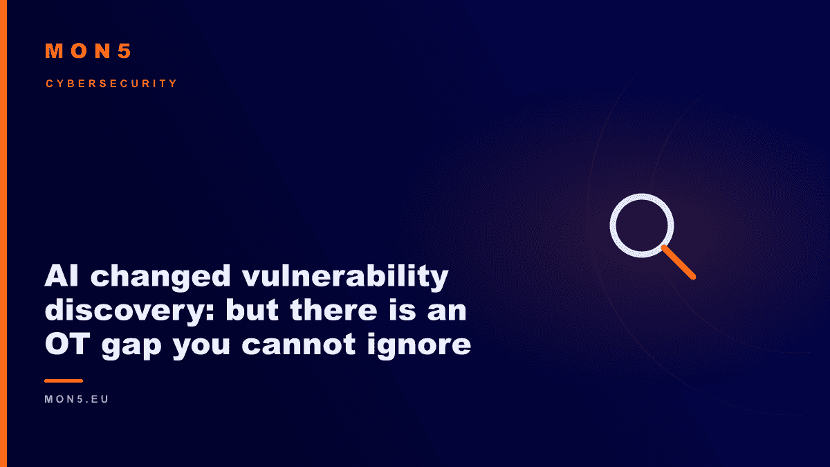 Abstract illustration: artificial intelligence and vulnerability discovery in OT systems