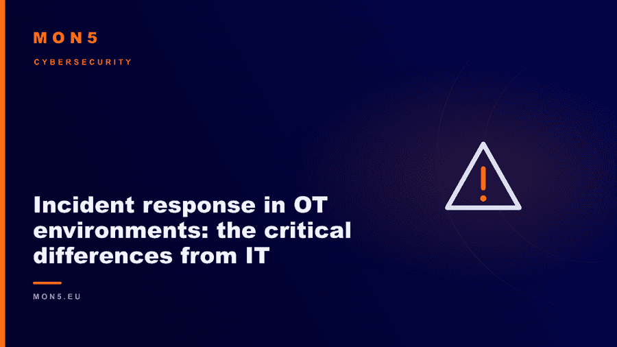 Incident response team handling an incident in an industrial OT environment