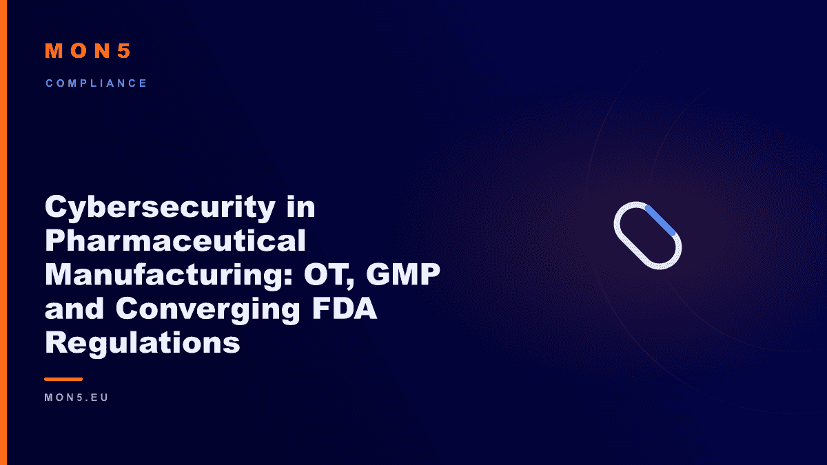 Pharmaceutical production line with OT control systems and GMP validation