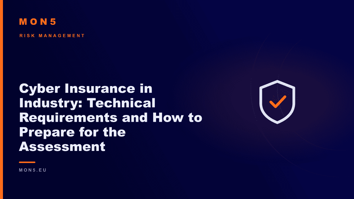 Cyber risk assessment for insurance policies in industrial OT environments